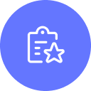An icon image of pen and paper that represents record-keeping benefit of brightwheel.
